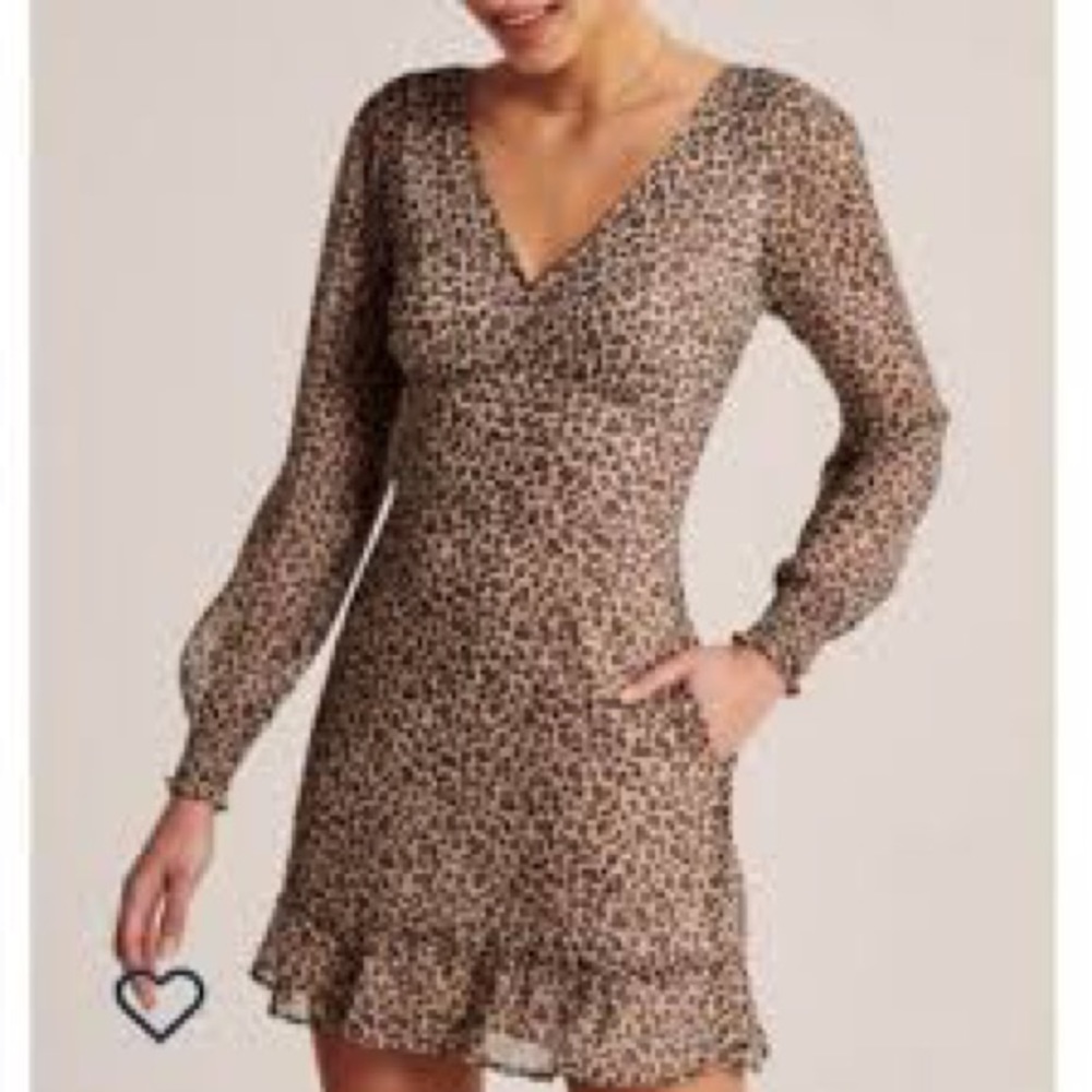 Abercrombie & Fitch Leopard Mini Dress // Size M